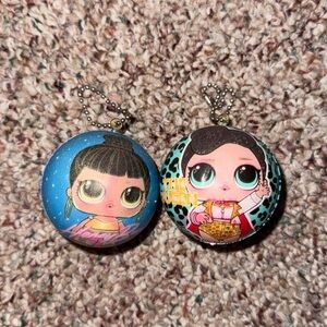 PACK OF 2 LOL Doll Squishy Ball!